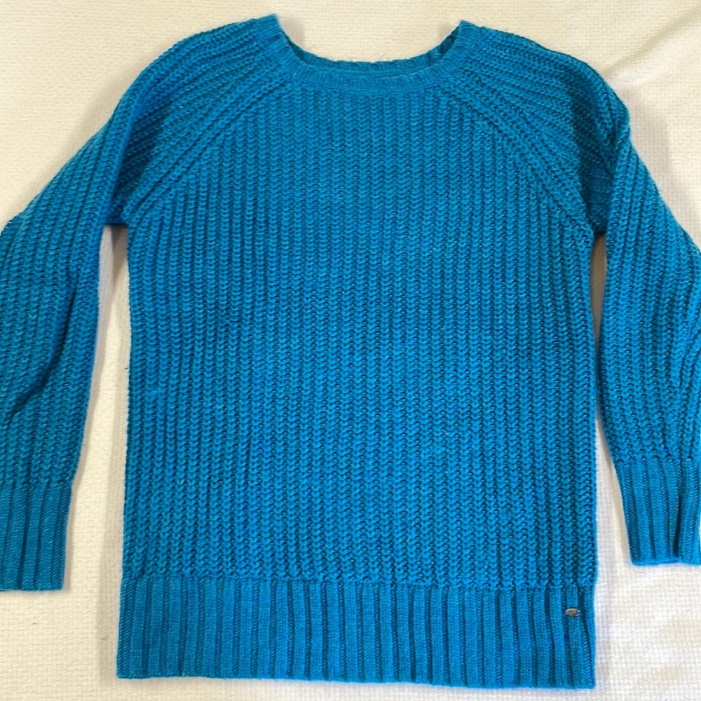 American Eagle blue jegging/legging sweater